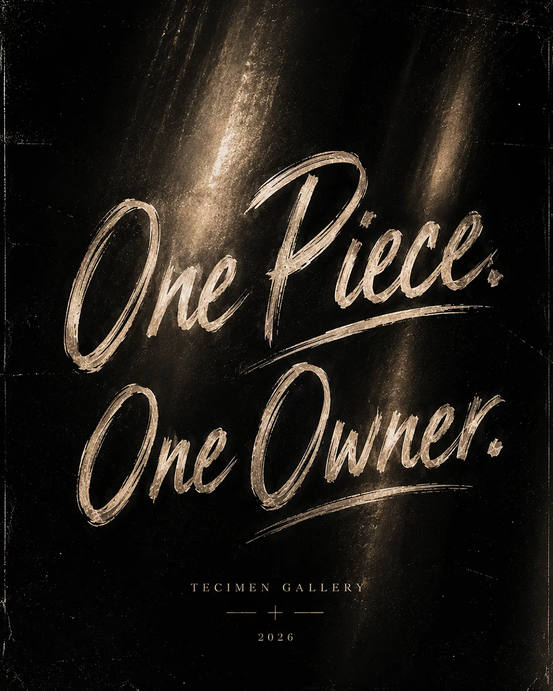 One Piece, One Owner — Tecimen Gallery