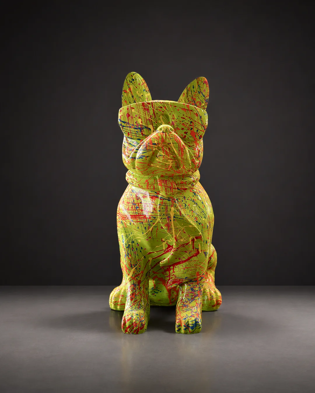 Fransız Bulldog üçlüsü — pop-art